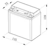 Bosch FA103 - Batteria AGM per moto - 12V 100A 9Ah - Adatta Anteprima dell’immagine prodotto 2