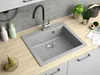 Granitspüle - Spülbecken - Küchenspüle - 57 x 50 cm - Beton Produktbild-Vorschau 3