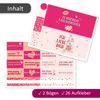 younikat Aufkleber-Set Lieblingsmensch und Ich liebe dich Produktbild-Vorschau 2
