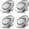 Brandson 4x LED Einbaustrahler, Dimmfunktion, Produktbild-Vorschau 1