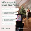 FairyTrees Árbol de Navidad Artificial 220cm Bávaro Slim Vista previa de la imagen del producto 2
