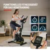 Hop-Sport Heimtrainer Fahrrad Spark Gold für Zuhause - Produktbild-Vorschau 2
