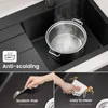 CECIPA Granitspüle & Küchenspüle 78 x 45 cm mit Produktbild-Vorschau 6