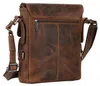 Greenburry Umhängetasche Leder Herren Damen braun VINTAGE Produktbild-Vorschau 27