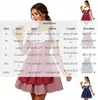 Generisch Damen Kurz Kleid  , Elegantes Trachtenrock Midi Produktbild-Vorschau 4