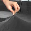Sofabezug 4 Sitzer 235-300cm - Grau - Samt - Stretch Produktbild-Vorschau 6