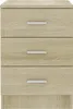 vidaXL Szafki nocne 2 szt. dąb sonoma 38x35x56 cm Materiał Podgląd zdjęcia produktu 12