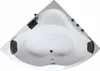 CARIBIA ECK Badewanne RIO 130x130 Wasserfall Armaturset, Produktbild-Vorschau 2