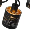 Globo Lighting stropní svítidlo kovové černé, 3x E14 Náhled obrázku produktu 7