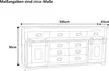 Sideboard Libro III, Akazienholz massiv + naturfarben, Produktbild-Vorschau 6