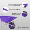 Schubkarre 100 L 250 kg Gartenschubkarre Schiebkarre Produktbild-Vorschau 2