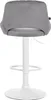 Barhocker HLO-CP278 Samt weiß  dunkelgrau Produktbild-Vorschau 6