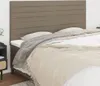 Kopfteile 4 Stk. Taupe 90x5x78/88 cm Stoff Produktbild-Vorschau 1