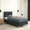 Hotelbett 90x200 cm - Graphit - Polsterbett für Hotels und Produktbild-Vorschau 3