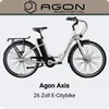 Agon Axis E-Bike 26 Zoll Citybike Damen Herren 140 - 165 cm Produktbild-Vorschau 2