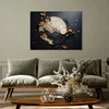 Leinwandbilder Abstrakt Marmor Schwarz Gold 100x70 cm XXL Produktbild-Vorschau 2