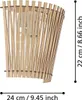 EGLO Wandlampe Sendero, Wandleuchte Boho, Wandleuchte innen Produktbild-Vorschau 3