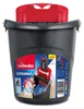 Vileda 4023103201415, Wiadro, Czarny, Czerwony, Pojedynczy Podgląd zdjęcia produktu 1
