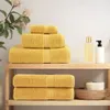 vidaXL Premium Saunatücher SOLUND 4 Stk. Gold 80x200 cm 600 Produktbild-Vorschau 2