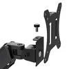 A close-up view of a black monitor mount arm and its VESA mount plate, with a screw nearby. Anteprima dell’immagine prodotto