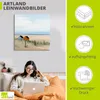 ARTland Leinwandbild Sonniger Morgen V Größe: 100x100 cm Produktbild-Vorschau 3