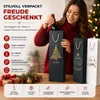 12x XXL Flaschentüten Weihnachtstaschen Bottle Bag Flaschen Produktbild-Vorschau 7