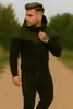 Herren Jogginganzug | Freizeitanzug 984 Schwarz Oliv L Produktbild-Vorschau 6