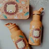Drinkfles met dierenprint - 21 x 7 cm - Oranje | van Sassi Productafbeelding-voorbeeld 4