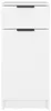 vidaXL Armoire de bureau blanc 33,5x50x75 cm Bois composite Voir les images du produit 6