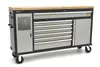 HBM 168 cm Professioneller mobiler Werkzeugwagen, Werkbank Produktbild-Vorschau 1