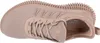 A top-down view of a single beige Skechers sneaker. Produktbild-Vorschau