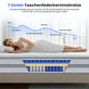 Boxspringmatratze 90x200x26cm, 7-Zonen, mit Memory-Schaum Produktbild-Vorschau 3