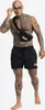 Herren Beachshorts normale Passform KILSTAY Black/Red/White Produktbild-Vorschau 4