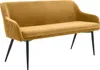 SalesFever Sitzbank aus Samt | 160 cm | mit Armlehnen und Produktbild-Vorschau 1