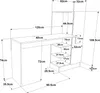 Schreibtisch mit integriertem Schrank ’Varhalo’ 120 x 153 x Produktbild-Vorschau 5