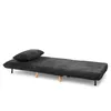 HOMLA Sofa SOLACE 1-osobowa, z funkcją spania sztruksowa Podgląd zdjęcia produktu 6