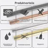 Samolepicí dekorativní lišta pro stěny a stropy – stříbrná, Náhled obrázku produktu 4