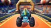 A monster truck racing game scene in a stadium. Produktbild-Vorschau