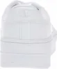 The back view of a white Champion platform sneaker. Produktbild-Vorschau