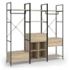 Kleiderschrankset Vicco Enya Holz 60 x 180 cm 3 Teile, Produktbild-Vorschau 1