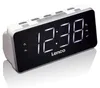 Lenco CR-18 White - FM-Radiowecker mit großem 1,8" Display Produktbild-Vorschau 2