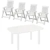 PROGARDEN Tampa+Faro SET 5tlg. weiß kunststoff N01349 Produktbild-Vorschau 4