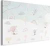 Italienischer Leinwand Leinwandbild - Sky with Balloons - Produktbild-Vorschau 1