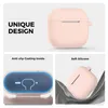 AirPods 4 Silikon Schutzhülle mit Karabiner, Soft Touch Produktbild-Vorschau 5