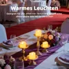 12er LED-Teelichter mit schwankender Flamme–Aufladbare Produktbild-Vorschau 2