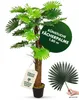 Palmizio Palma Pianta Albero Artificiale Valse Plastica Anteprima dell’immagine prodotto 1