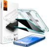 A product shot of a phone screen protector kit, including the packaging, a clear case, and the screen protectors. Anteprima dell’immagine prodotto