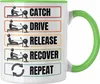 Trendation - Rudern Tasse Geschenk Catch Drive Release Produktbild-Vorschau 1