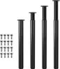 Jayseuw 4X Pieds de meubles 70-110cm Extensible（Noir） Pieds Voir les images du produit 7