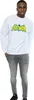 Batman - Sweatshirt für Herren BI907 (L) (Weiß) Produktbild-Vorschau 4